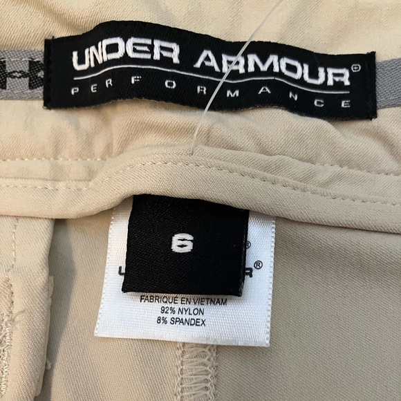 Under Armour relaxed fit khaki golf capris - Picture 8 of 10